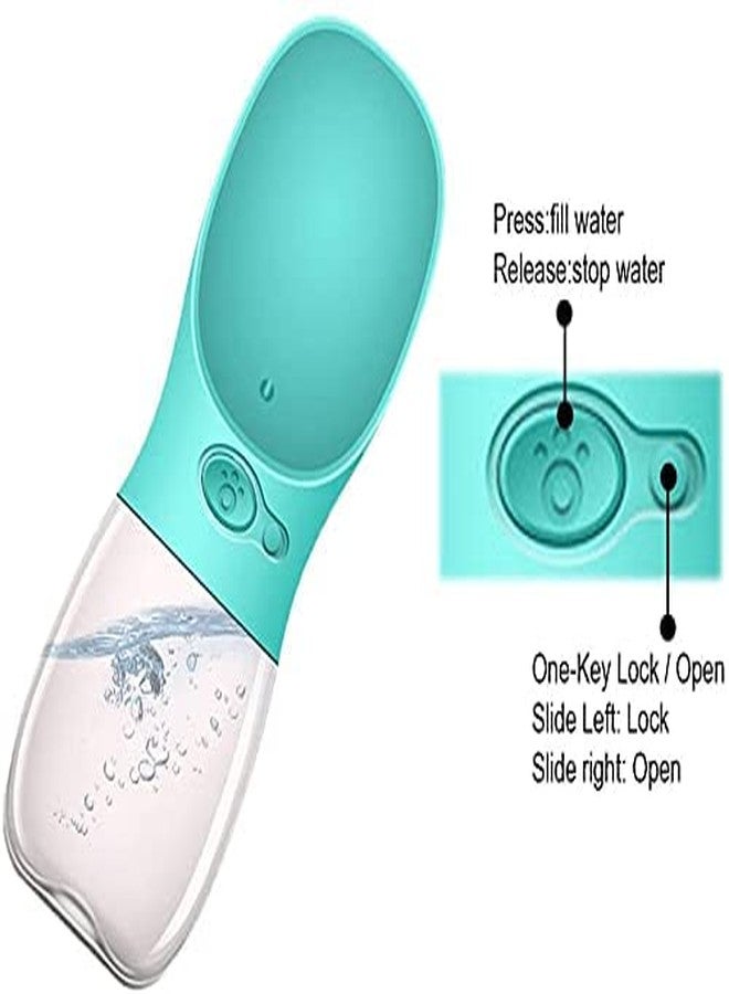 GBEX Dog Water Bottle, Leak Proof Portable Puppy Water Dispenser Drinking Feeder Pet Care Cup for Outdoor Walking, Hiking, Travel (350ml) - Image 5